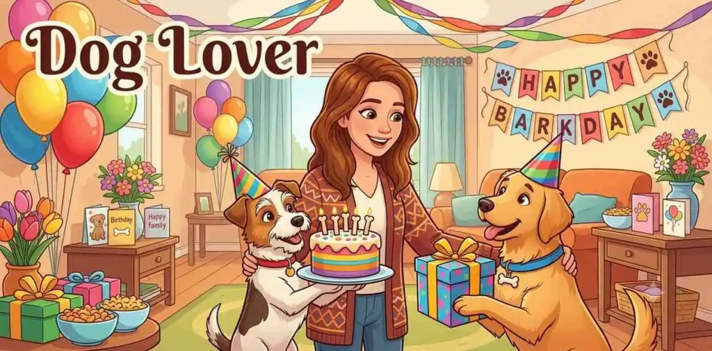 Dog lover birthday celebration