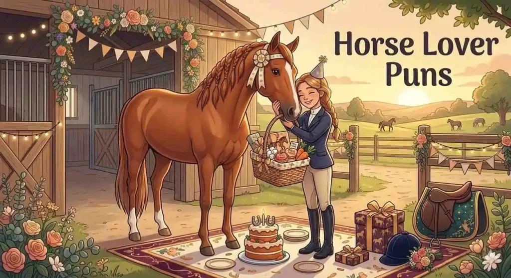 Horse lover birthday celebration