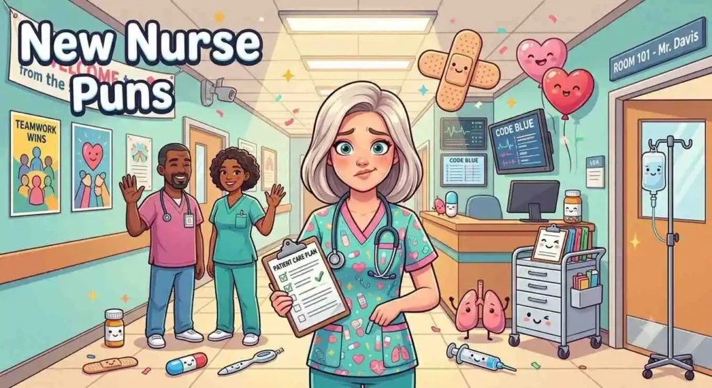 New nurse starting first hospital shift