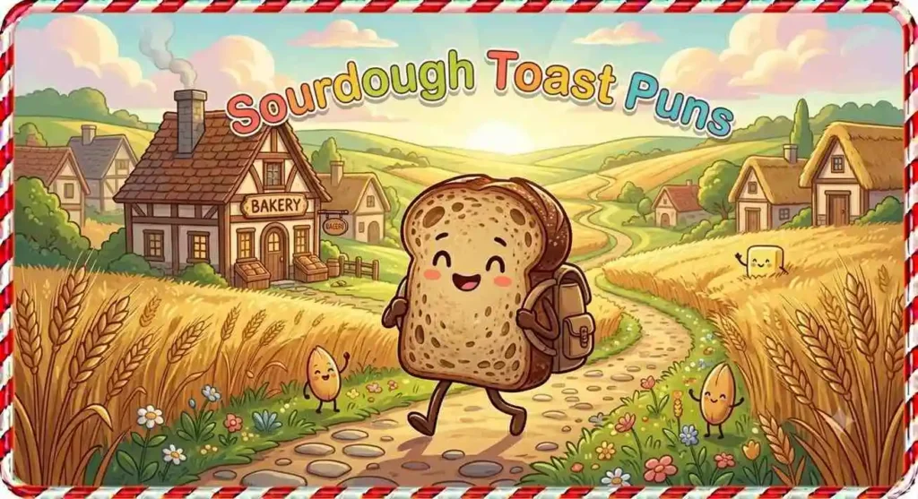 Sourdough toast outdoor bakery adventure