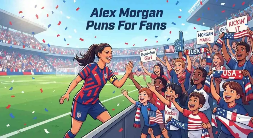 Excited soccer fans cheering together