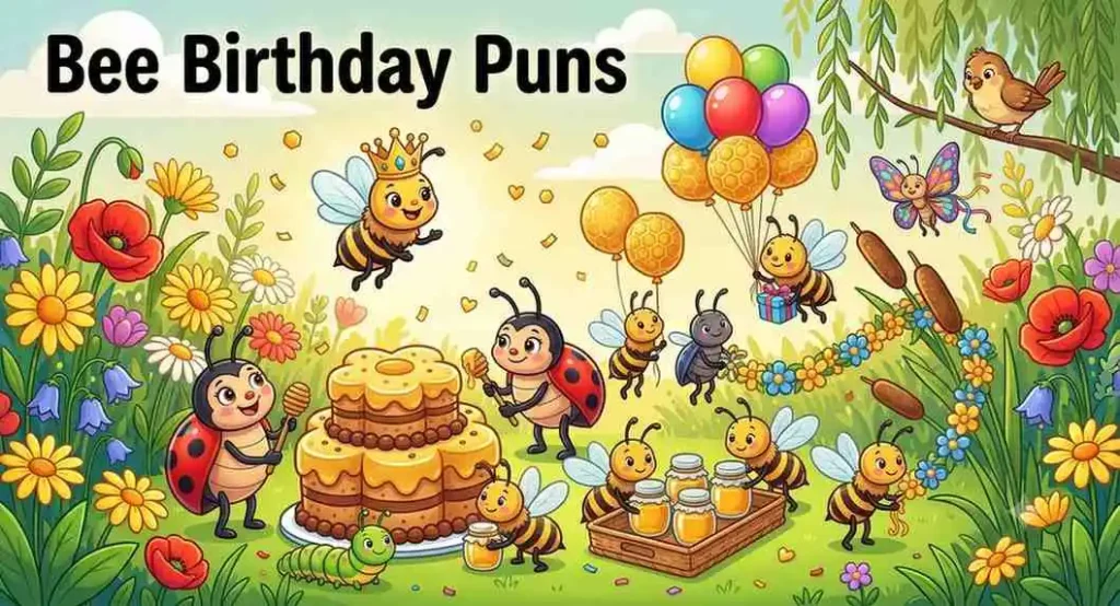 Happy bee birthday party