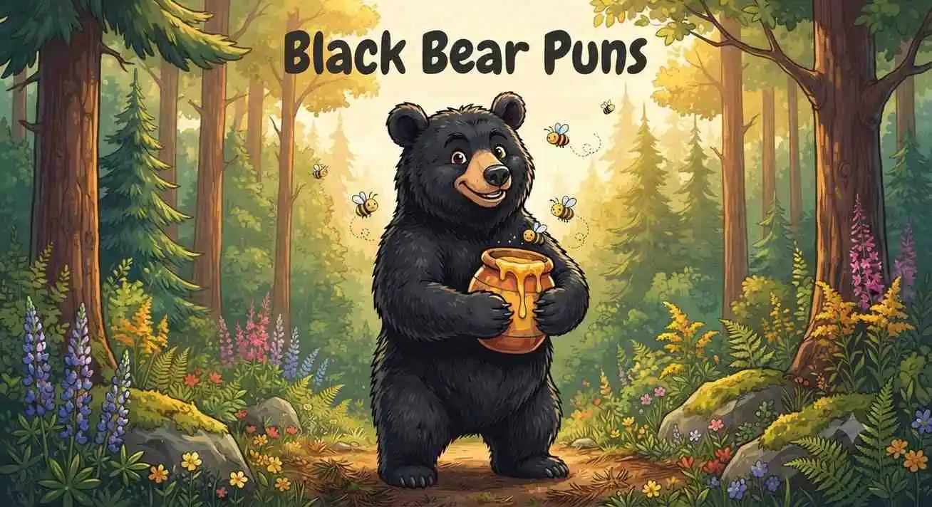 black bear smiling