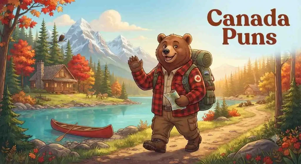 Bear exploring beautiful Canada