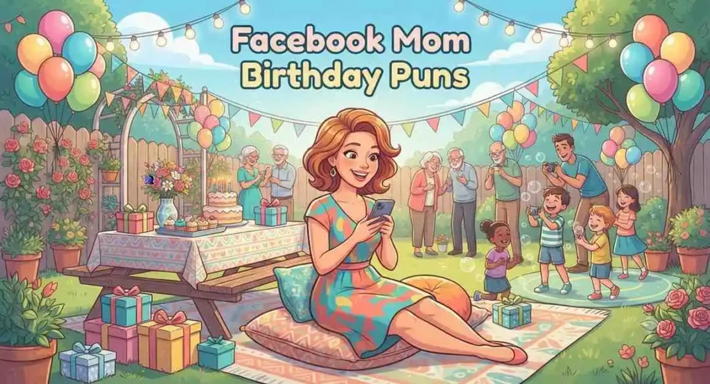 Mom sharing birthday smiles