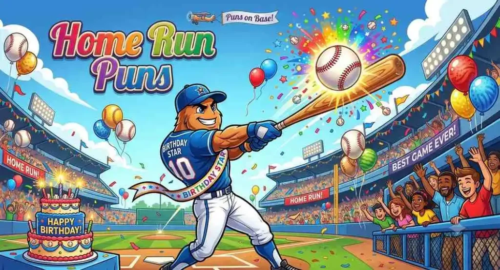 Birthday home run celebration