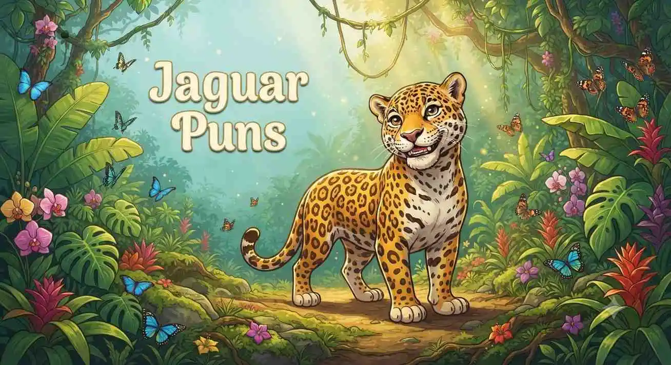 jaguar telling funny puns
