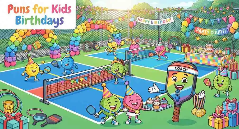 Kids pickleball birthday party