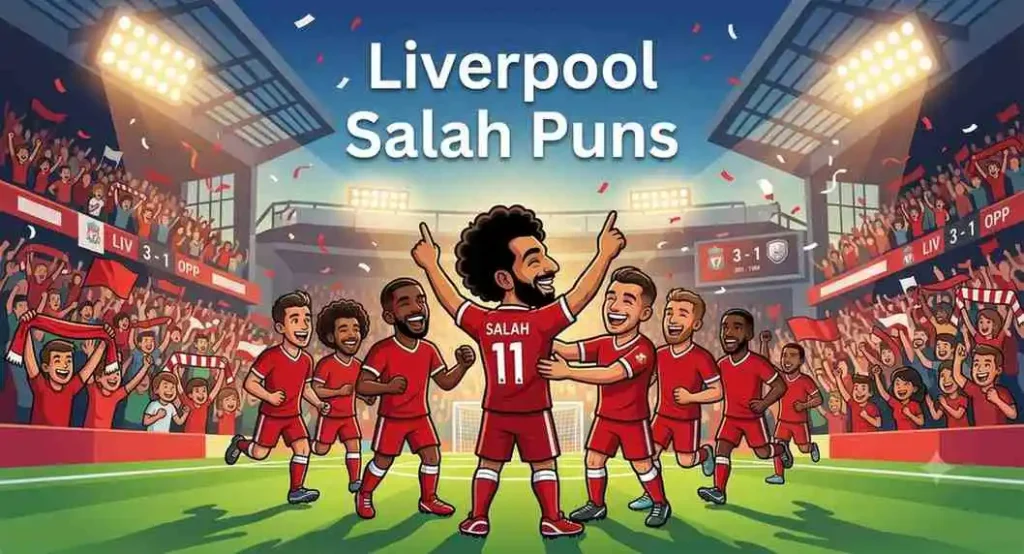 Liverpool football celebration scene