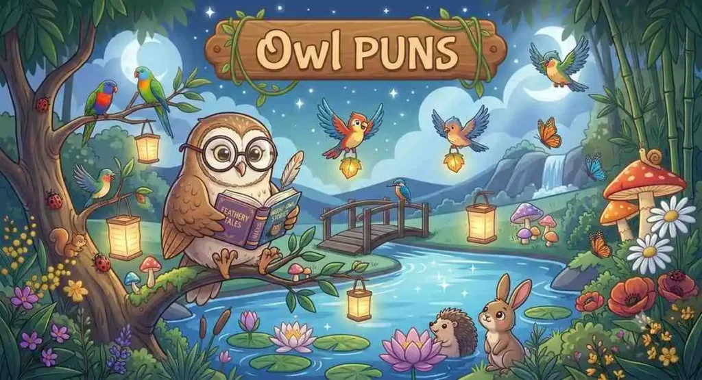 Cute cartoon owl reading books