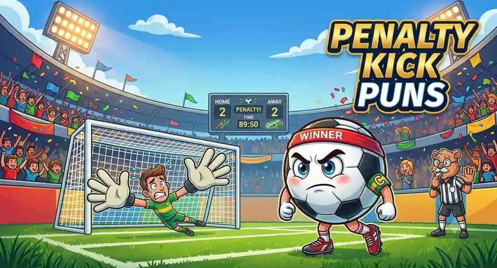 Funny penalty kick football