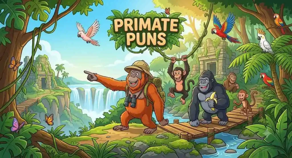 Adventurous orangutan explorer