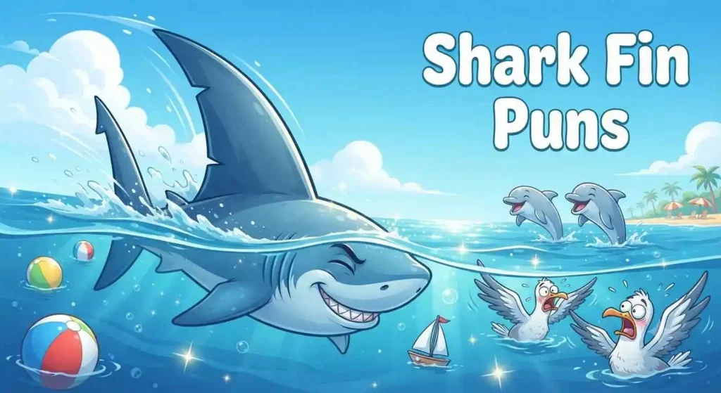 shark fin surfing