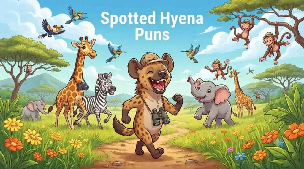 Spotted hyena safari joke