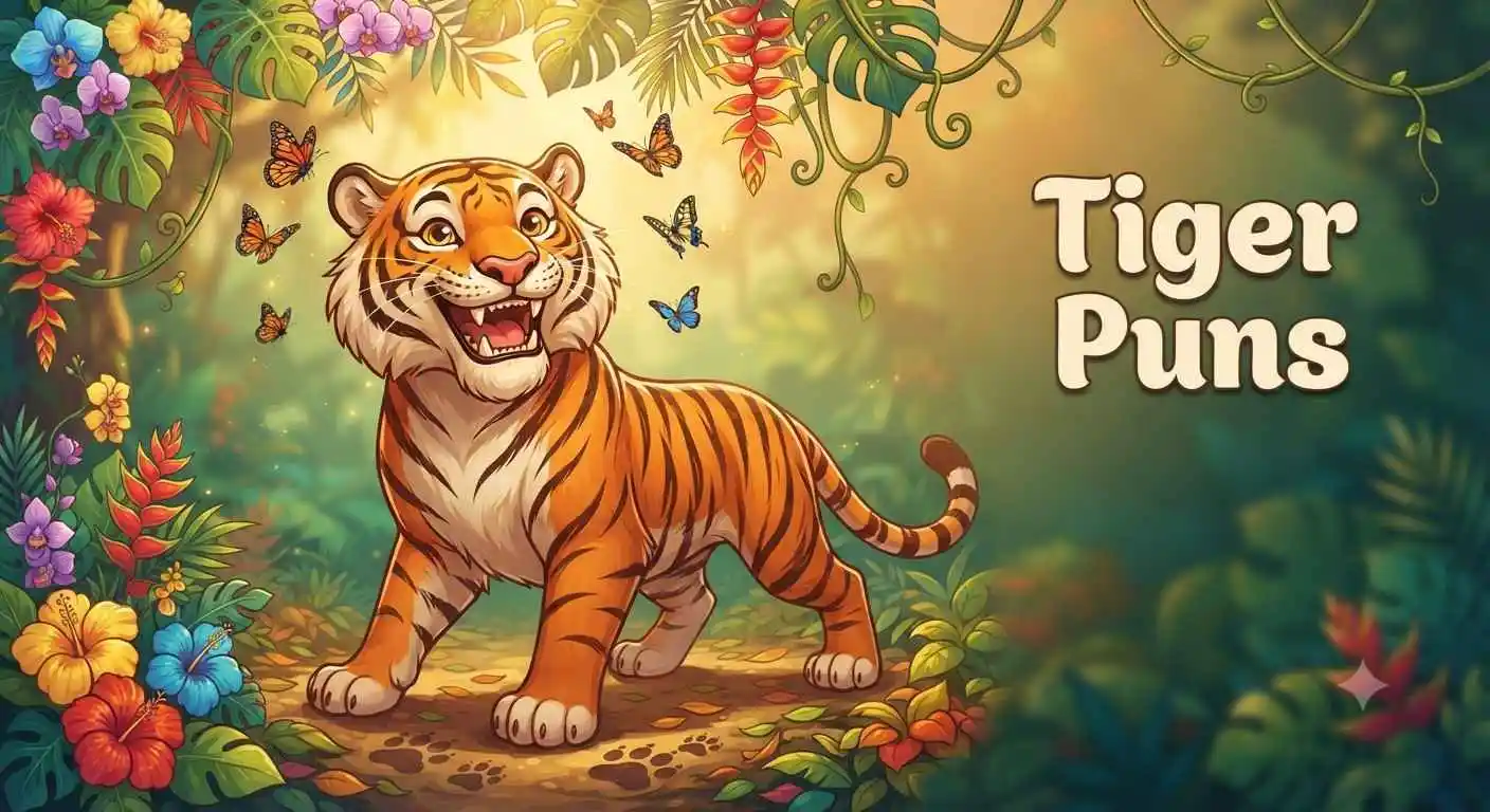 Happy tiger smiling
