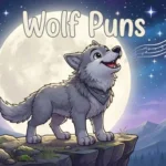 wolf howling happily