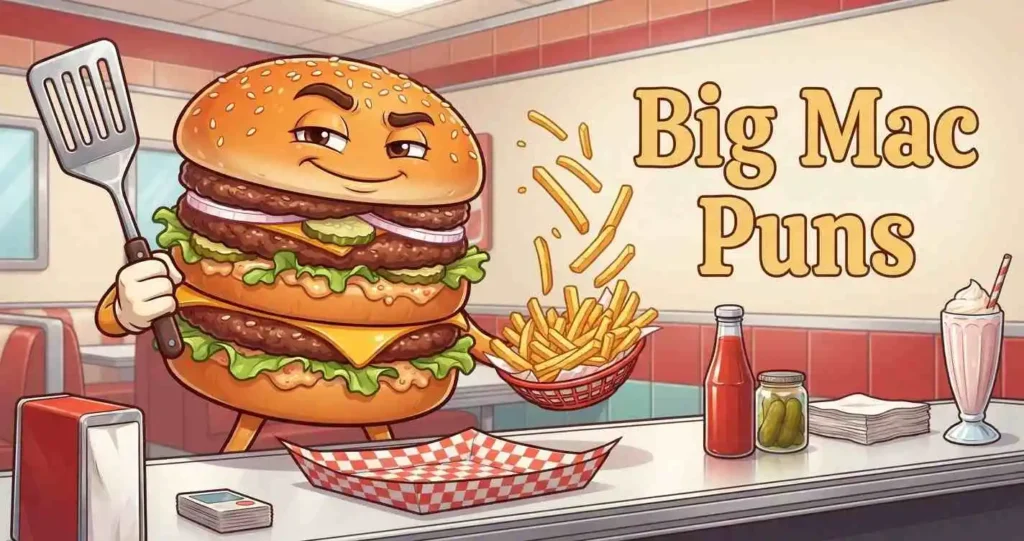 Funny Big Mac burger