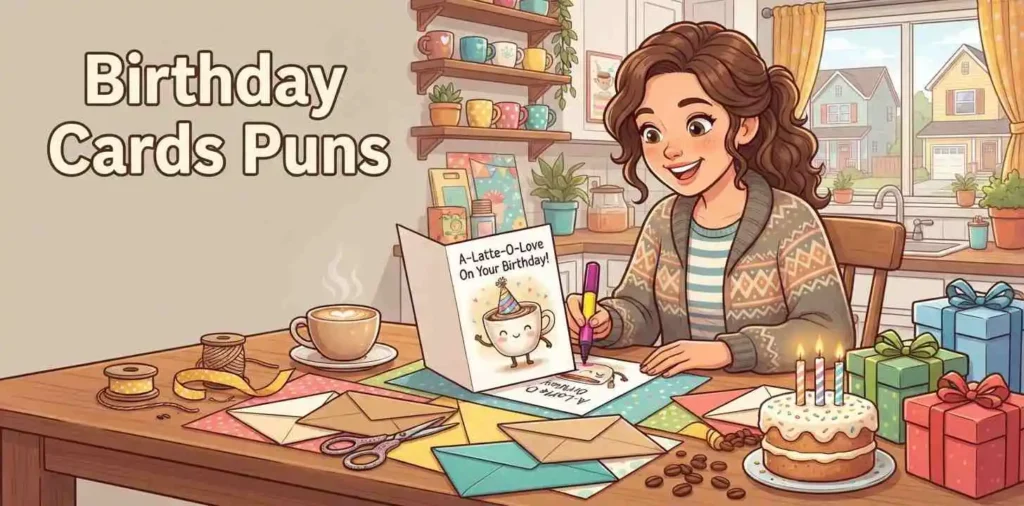 Coffee birthday card Puns