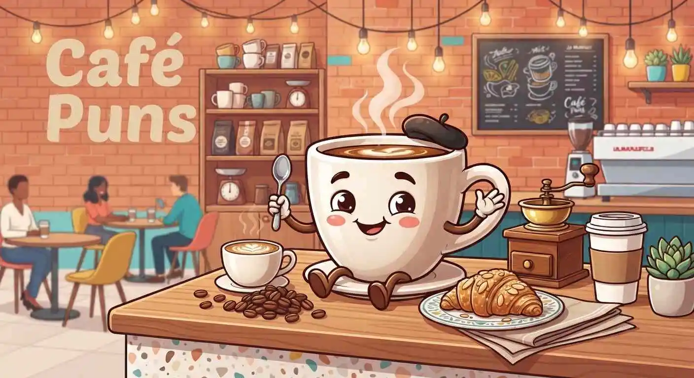 Funny café coffee shop