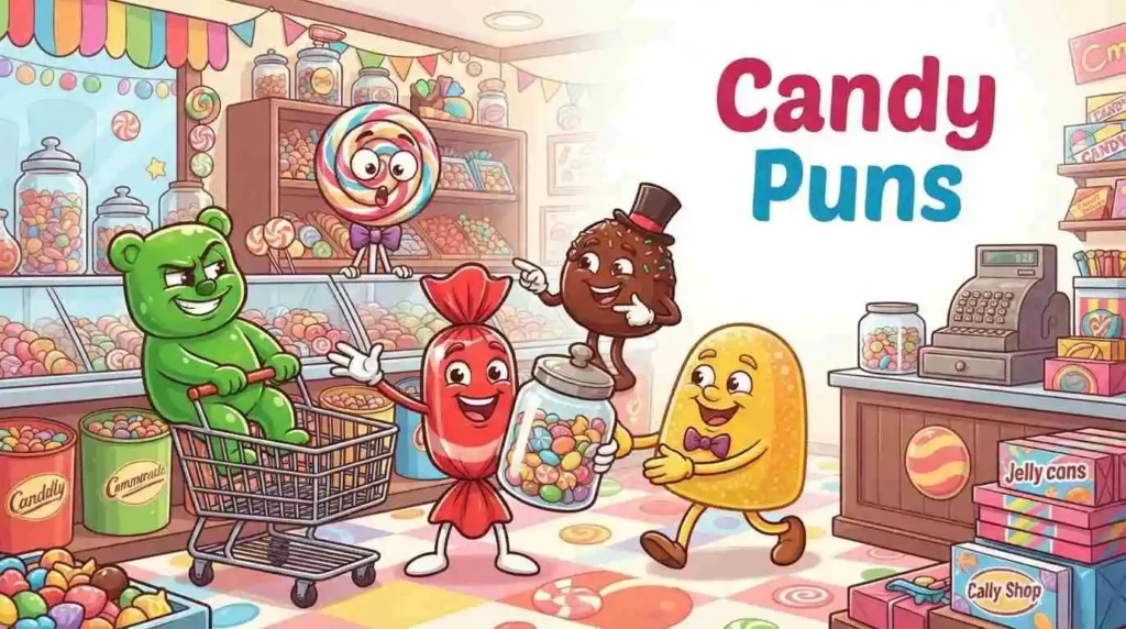 Funny colorful candy