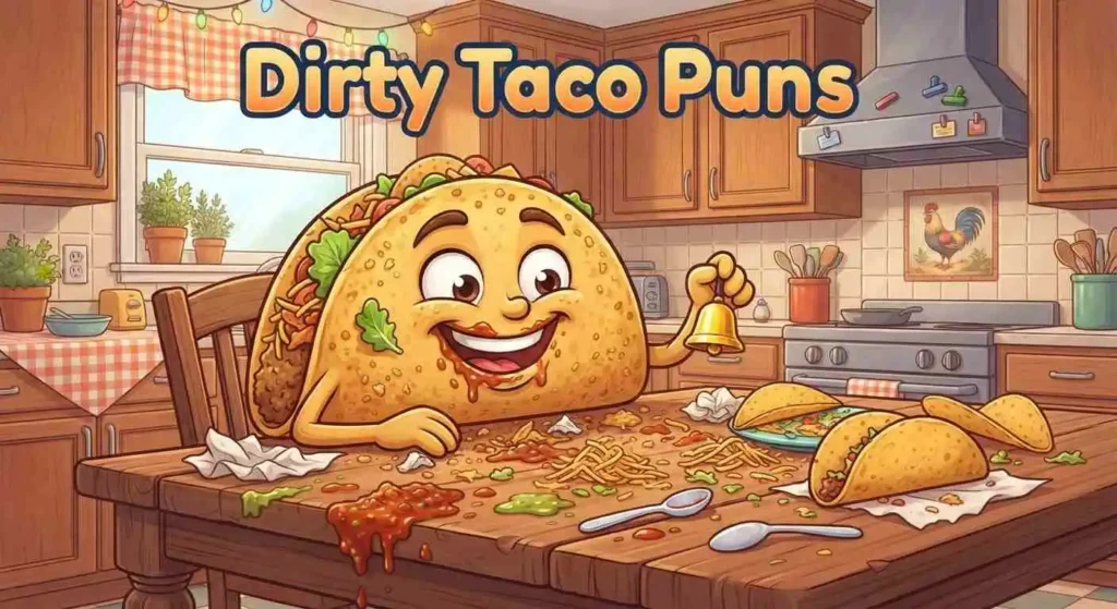 Messy taco bell humor