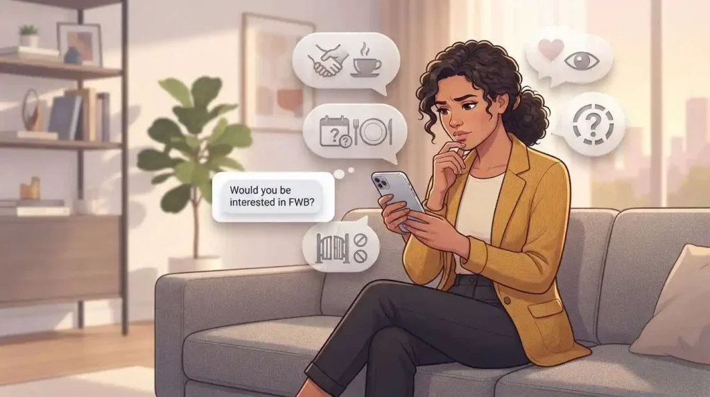 Adult interpreting an FWB message