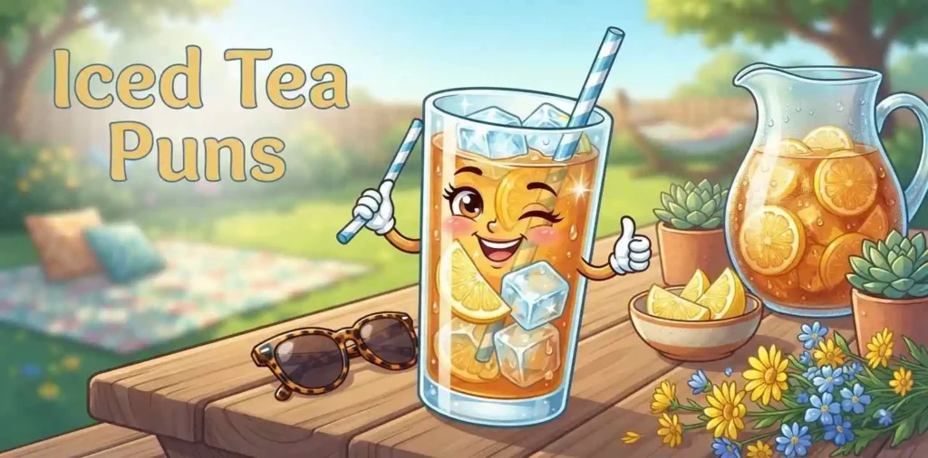 Funny iced tea drink