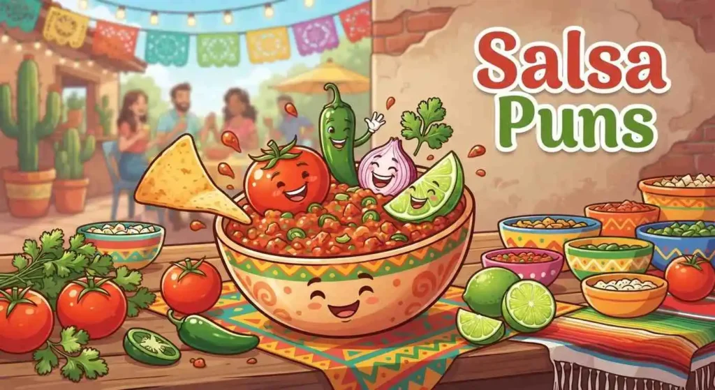 Funny salsa tomato