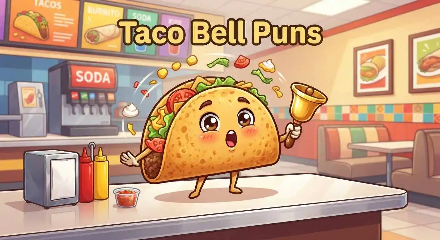 Funny taco bell illustration
