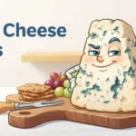 Blue cheese pun character