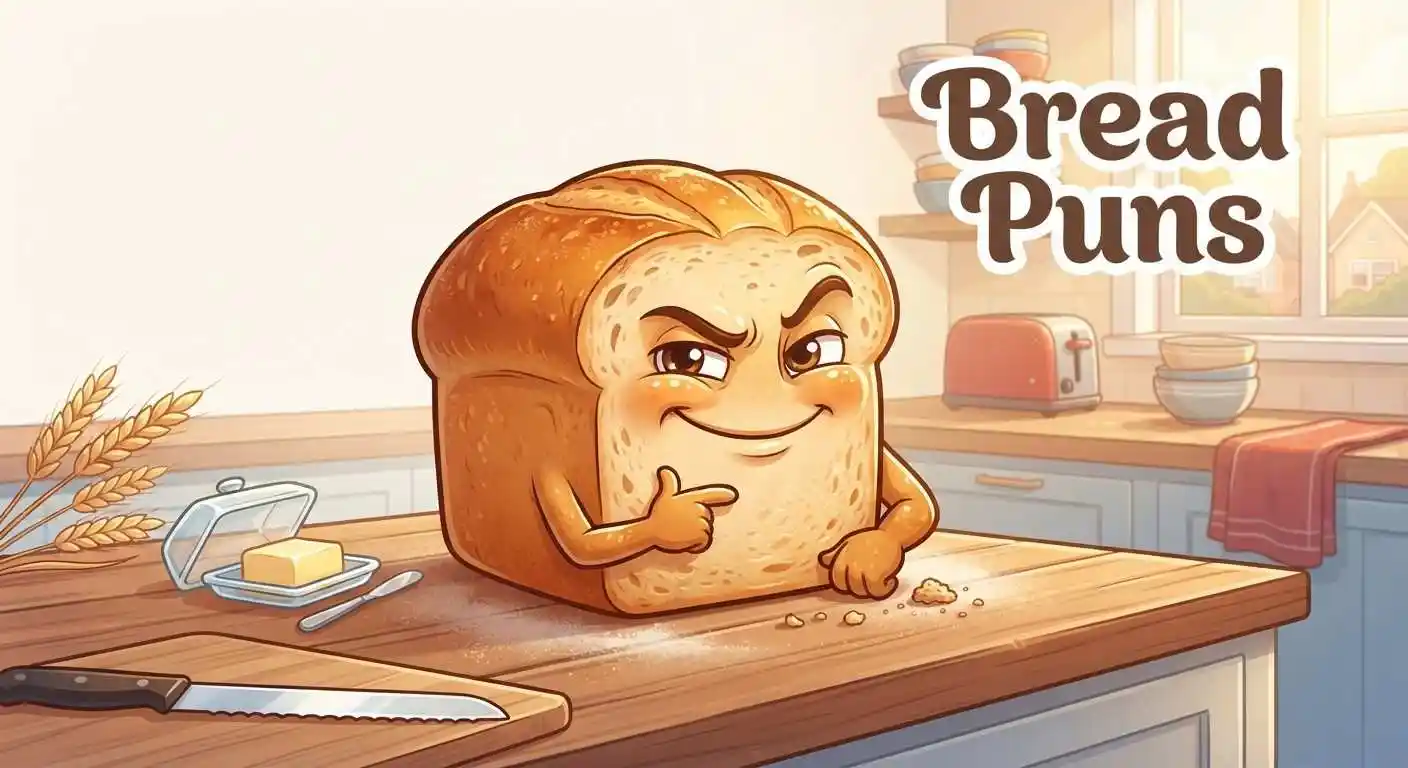 Funny bread pun scene