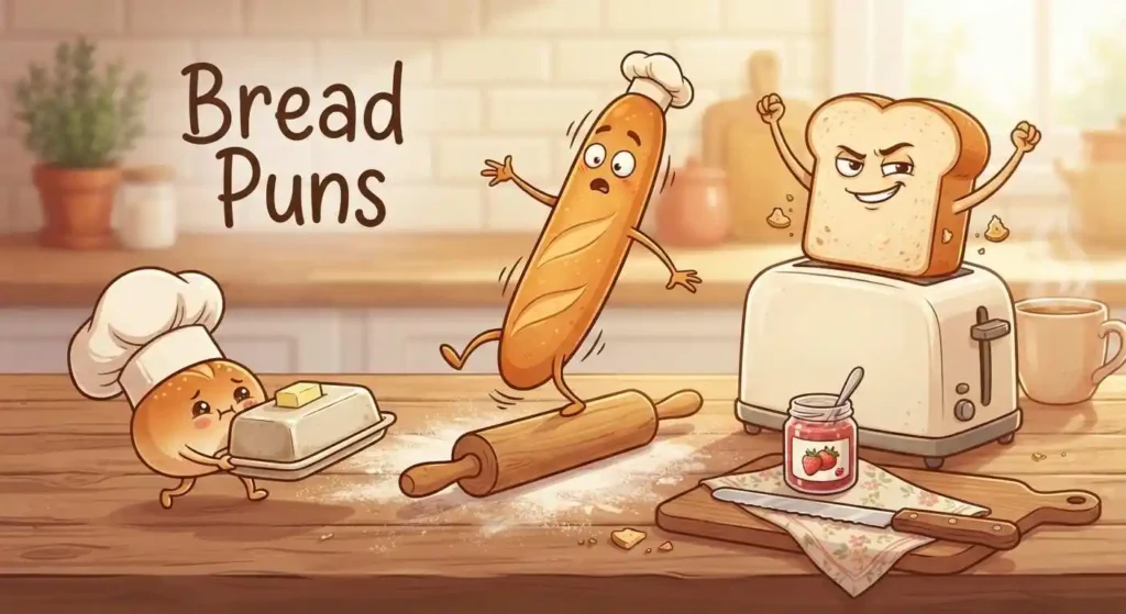 Funny bread characters