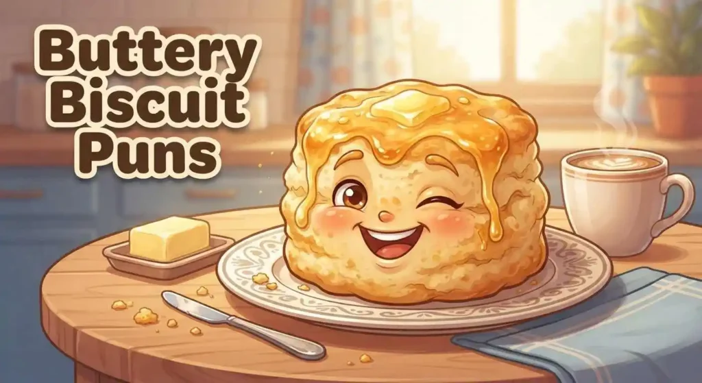 Buttery biscuit character at breakfast