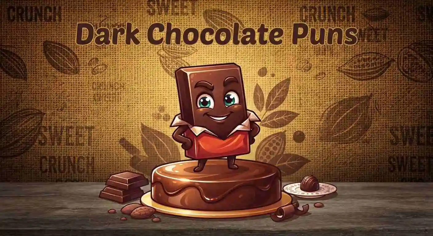 Funny dark chocolate puns