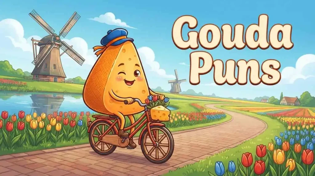 Funny Gouda cheese
