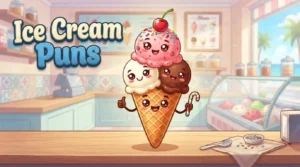 Colorful ice cream cone