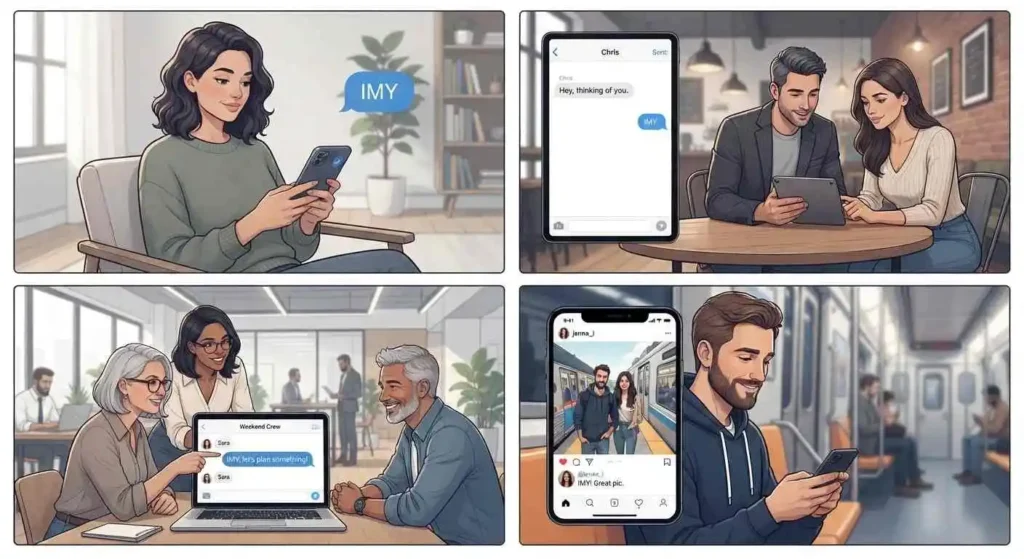 IMY used across digital chats