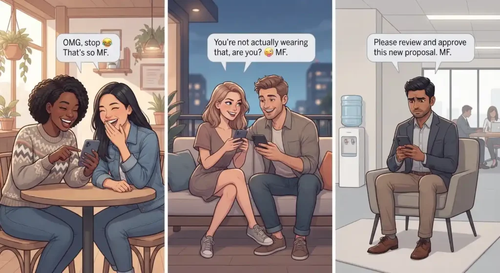 Adults interpreting MF in different relationships