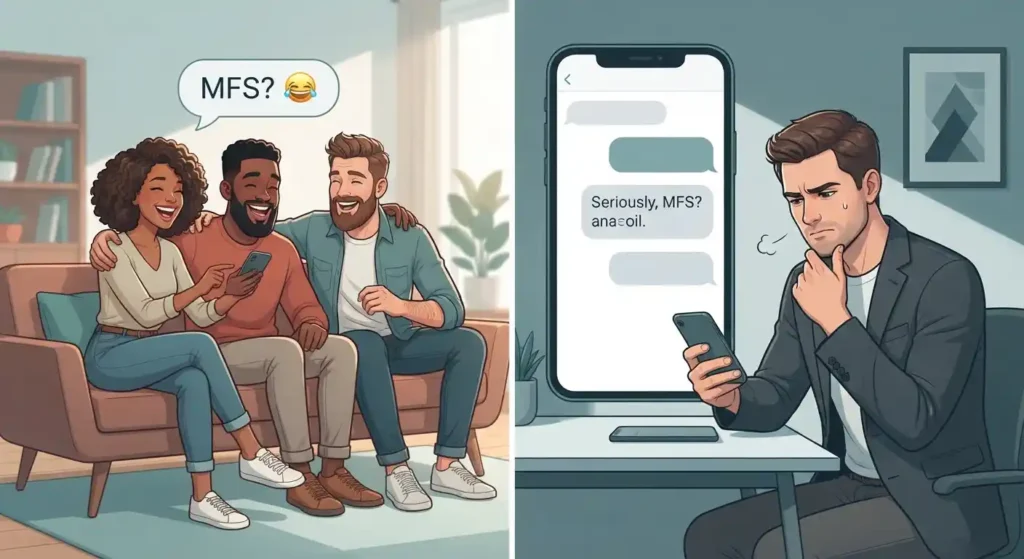 MFS used in different texting tones