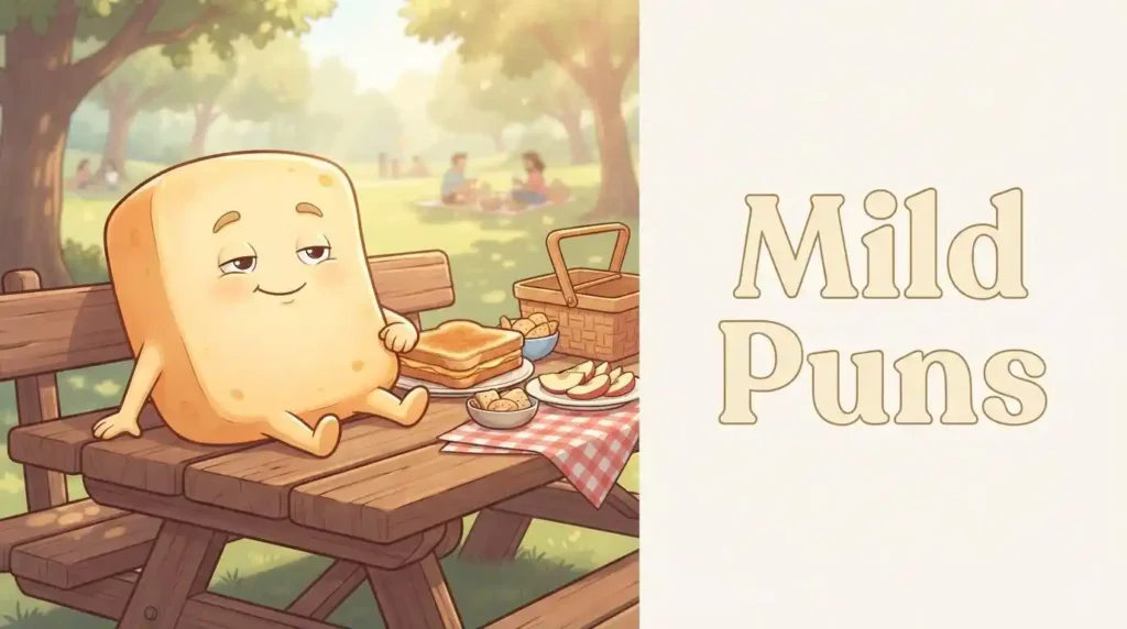 Mild cheddar cheese character
