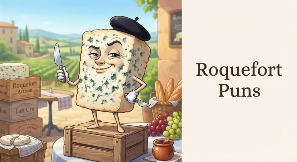 Roquefort cheese character