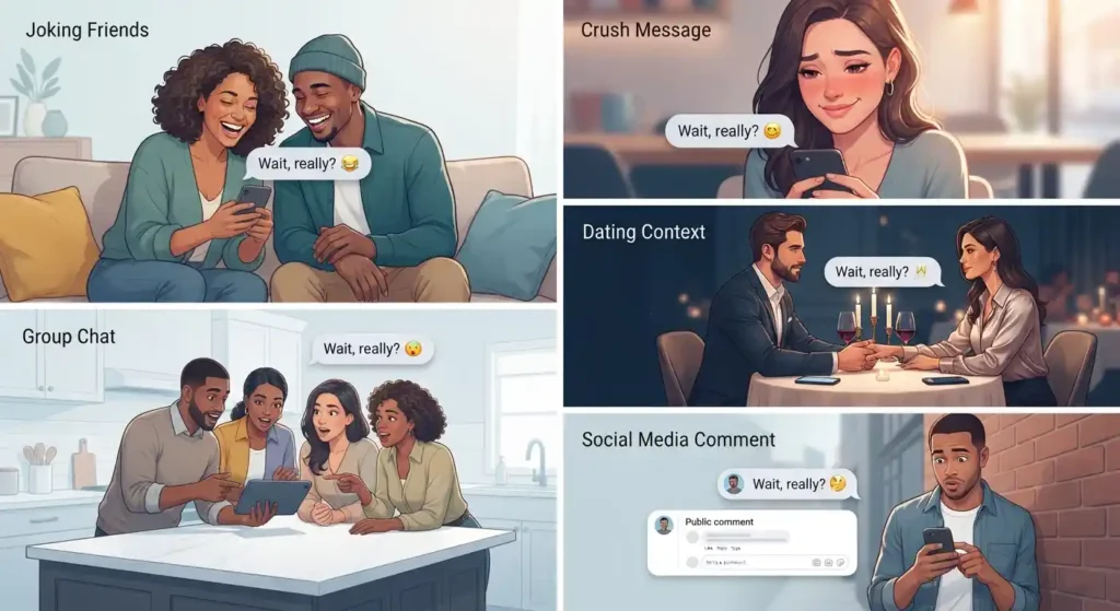 Different contexts change slang meaning