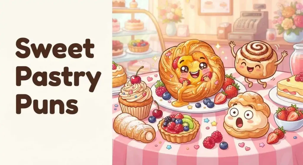 Sweet pastries celebrating with desserts