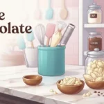 White chocolate pun illustration