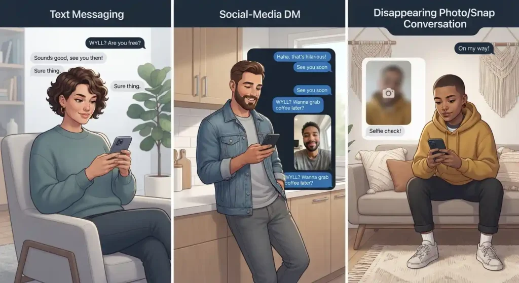 Adults using WYLL in chats